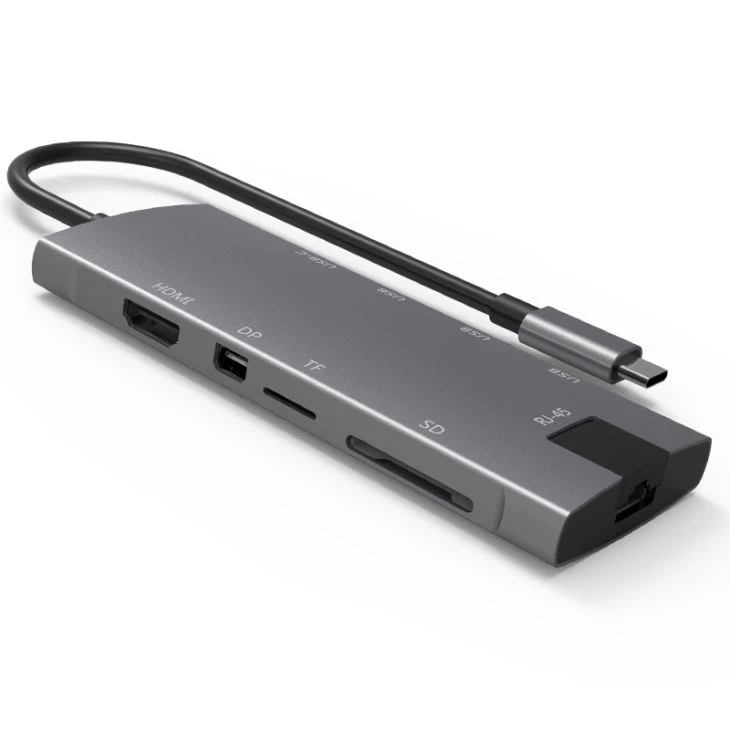 Dual Hdmi Output Usb C Hub 9 In 1 TYPE C Hub