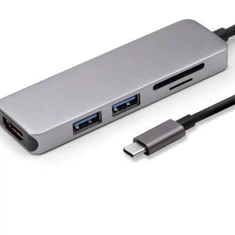 USB C HUB, na HDMI adapter USB3.0 HUB i čitač kartica HUB