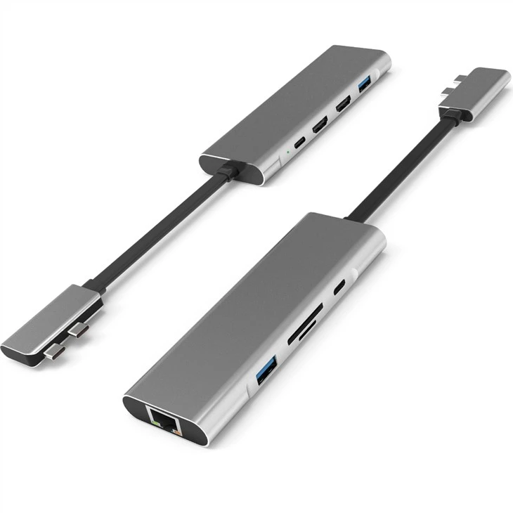 USB-C Trostruki 4K dual HDMI MST HUB